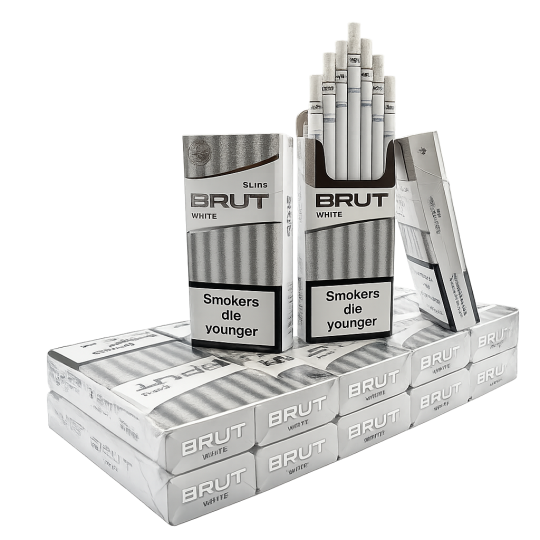 BRUT Slims White