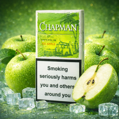 Сигареты CHAPMAN Super Slims Ice Apple (яблуко з льодом)