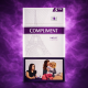 Compliment super slims violet 5