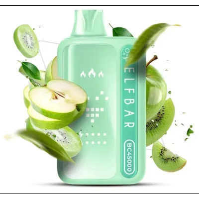 Сигареты Elf Bar BC45000 Sour Apple Kiwi (Кисле Яблуко Ківі)