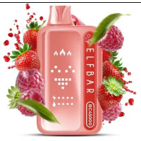Elf Bar BC45000 Red Raspberry Strawberry (Малина Полуниця)