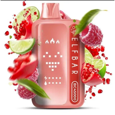 Сигареты Elf Bar BC45000 Pomegranate Raspberry Lime (Гранат Малина Лайм)