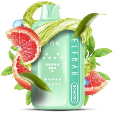 Сигареты Elf Bar BC45000 Grapefruit Green Tea (Грейпфрут Зелений чай)