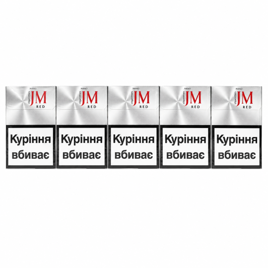 JM Red NS (акциз)— nanoslim сигарети преміум-класа