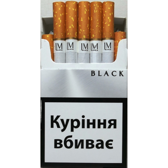 JM Black NS (акциз)— nanoslim сигарети преміум-класа