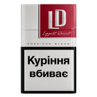 LD KS Red сигарети з акцизом, МРЦ 65.00 грн