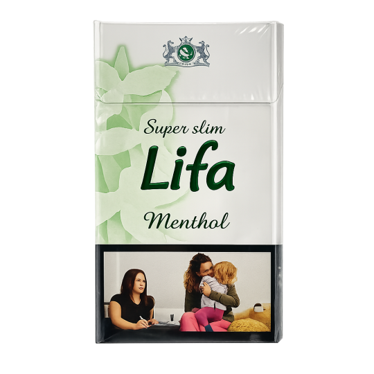 Lifa Super Slims Menthol ящиік , блоки 