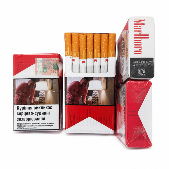 Marlboro Red KS (Мальборо красный) акциз 