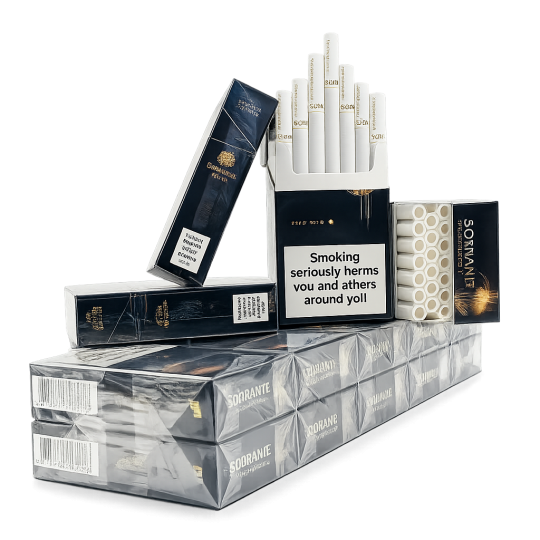 Сигареты Sobranie KS Evolve Gold с турбо фильтром Duty Free