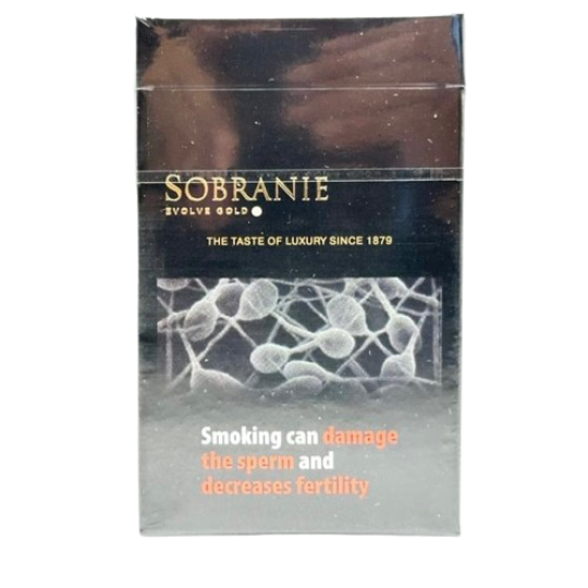 Сигареты Sobranie KS Evolve Gold с турбо фильтром Duty Free