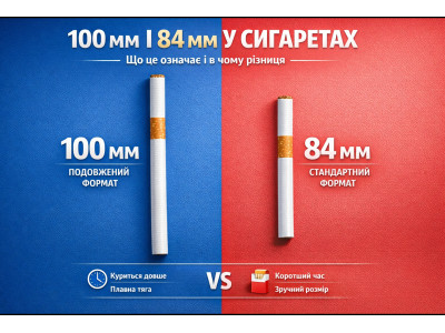 Что означает 100 мм и 84 мм в сигаретах